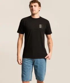 Tops|Graphic T-Shirts | RVCA Divide T-Shirt Black