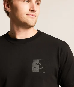Tops|Graphic T-Shirts | RVCA Divide T-Shirt Black