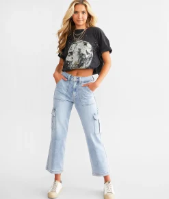 VERVET by Flying Monkey Dixie High Rise Cargo Stretch Jean Creative New