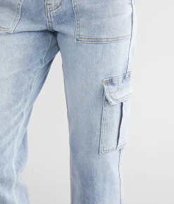 VERVET by Flying Monkey Dixie High Rise Cargo Stretch Jean Creative New