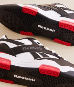 Activewear|Shoes | Reebok® 4500 DMX Leather Basketball Sneaker White Vector Red Black