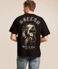 Sullen Dobermin T-Shirt Jet Black