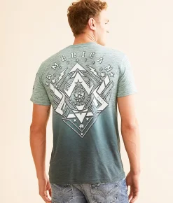 Graphic T-Shirts | American Fighter Dobson T-Shirt Sagebrush Green