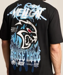 Reason Dodge Hellcat T-Shirt Black Hot