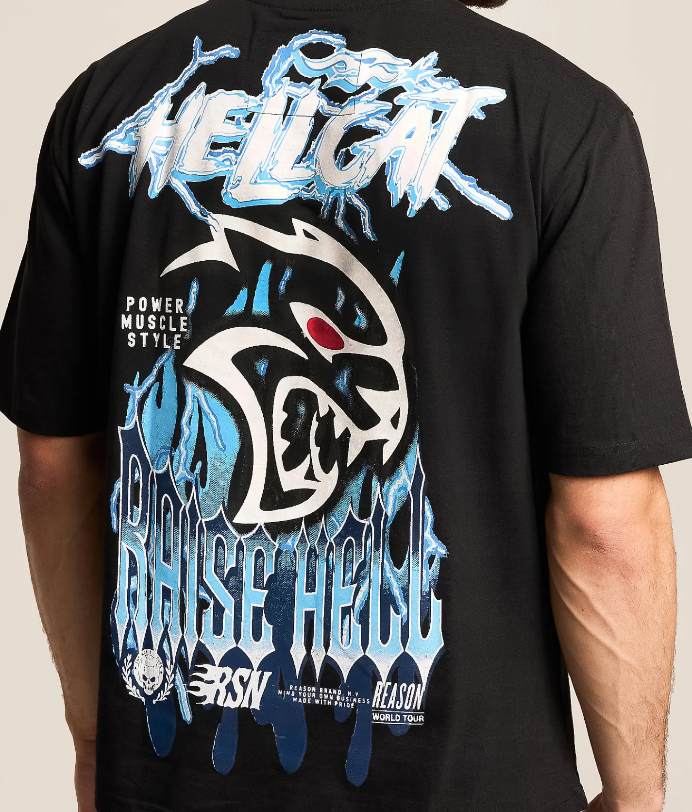Reason Dodge Hellcat T-Shirt Black Hot