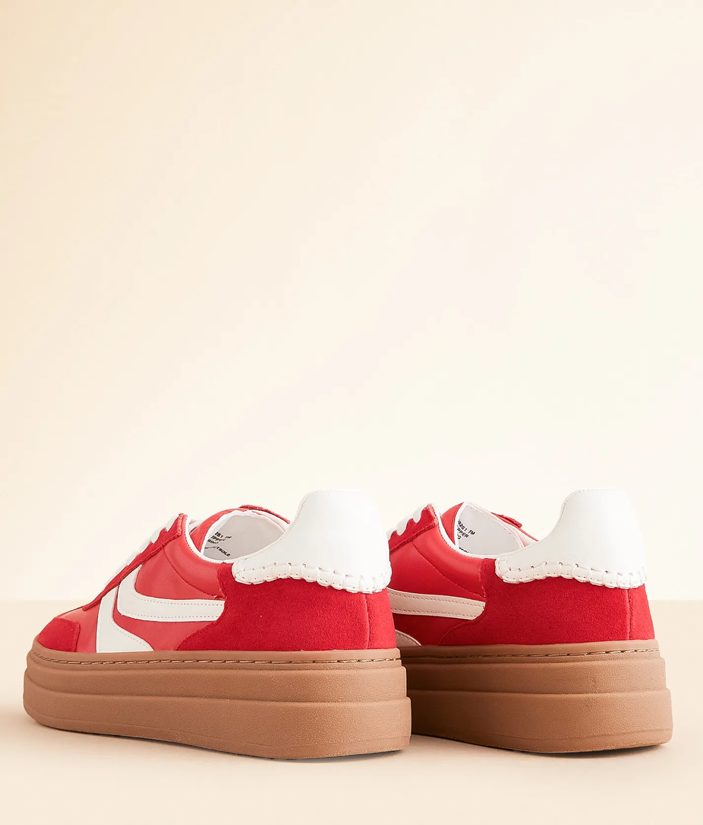 Steve Madden Dodge Sneaker Red Clearance