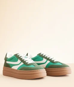 Steve Madden Dodge Sneaker Pink Multi Discount