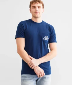 Graphic T-Shirts | Tail Chasers Club Dog Days T-Shirt Navy Pigment Dye