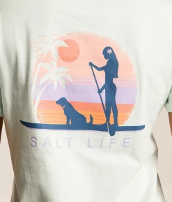 Tops | Salt Life Doggy Days T-Shirt Soothing Sea