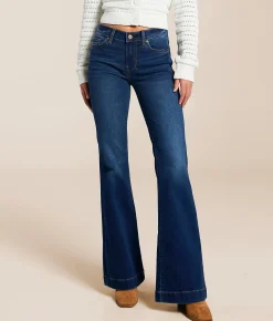 7 For All Mankind Dojo Flare Trouser Stretch Jean Moreno Sale