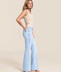 7 For All Mankind Dojo Tailorless Trouser Stretch Jean Olina Hot