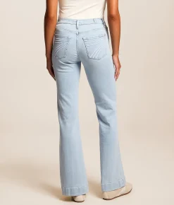Jeans|New Jeans | 7 For All Mankind Dojo Tailorless Trouser Stretch Jean Frontier Blue