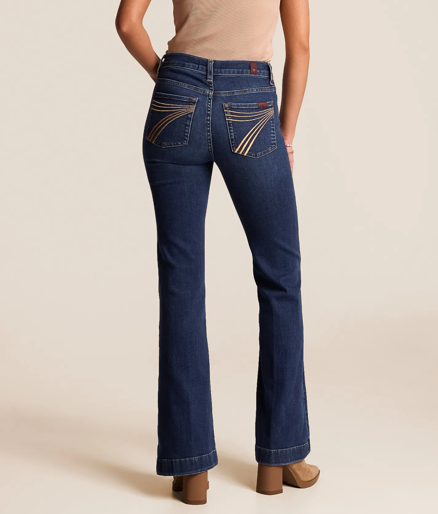 7 For All Mankind Dojo Tailorless Trouser Stretch Jean Rebellion Best
