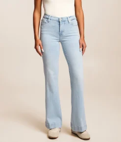 7 For All Mankind Dojo Tailorless Trouser Stretch Jean Frontier Blue Outlet
