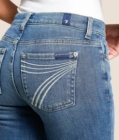 7 For All Mankind Dojo Trouser Stretch Jean Sacramento Hot