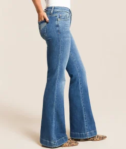7 For All Mankind Dojo Trouser Stretch Jean Sacramento Hot