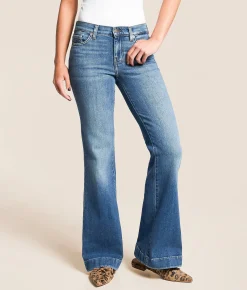7 For All Mankind Dojo Trouser Stretch Jean Sacramento Hot