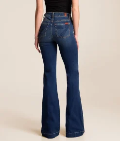 7 For All Mankind Dojo Trouser Stretch Jean Medium Melrose Discount