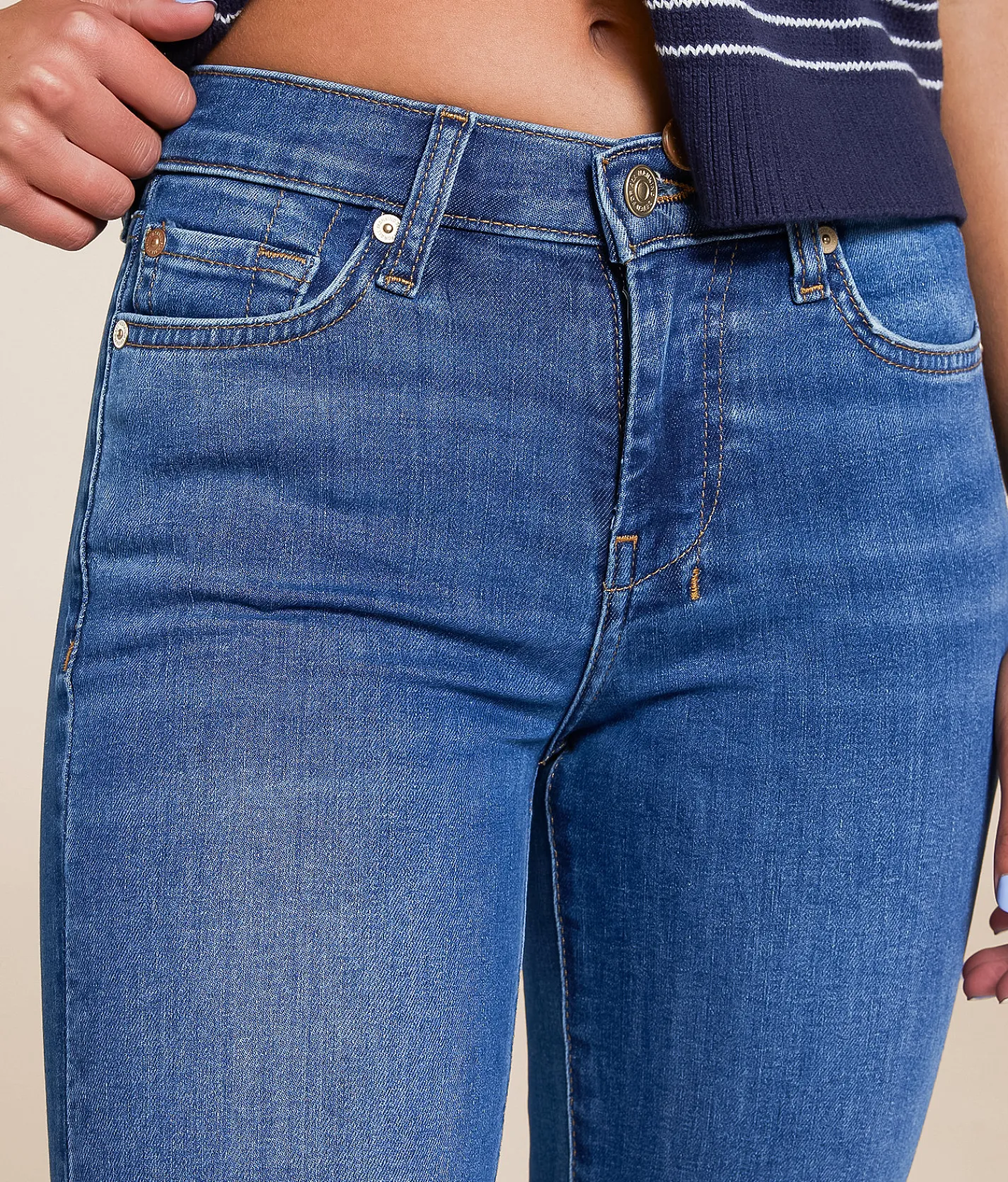 Jeans | 7 For All Mankind Dojo Trouser Stretch Jean Royalty