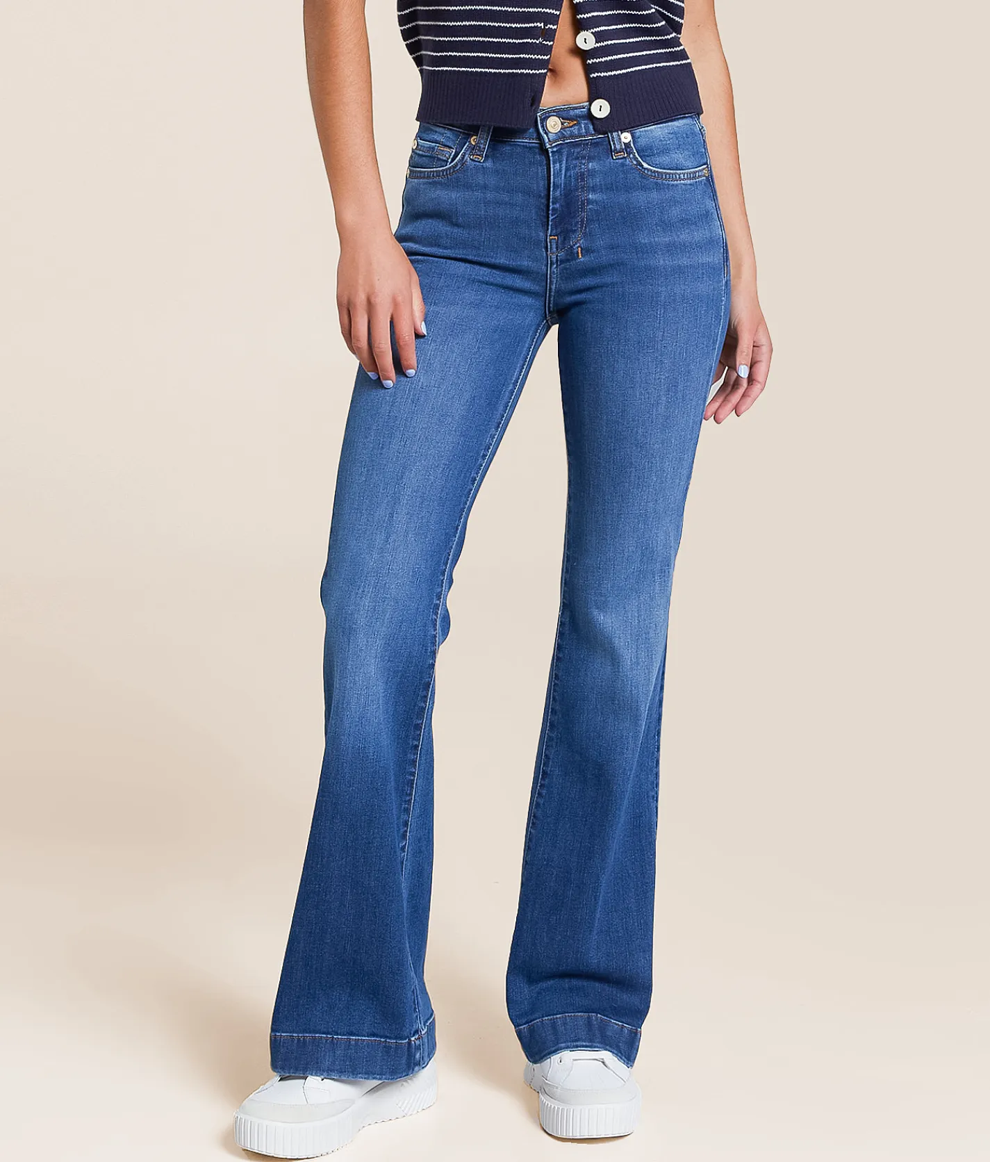 Jeans | 7 For All Mankind Dojo Trouser Stretch Jean Royalty