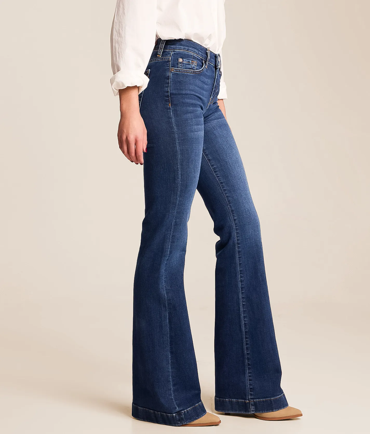 7 For All Mankind Dojo Trouser Stretch Jean Rebellion New