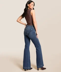 7 For All Mankind Dojo Trouser Stretch Jean Medium Melrose Discount