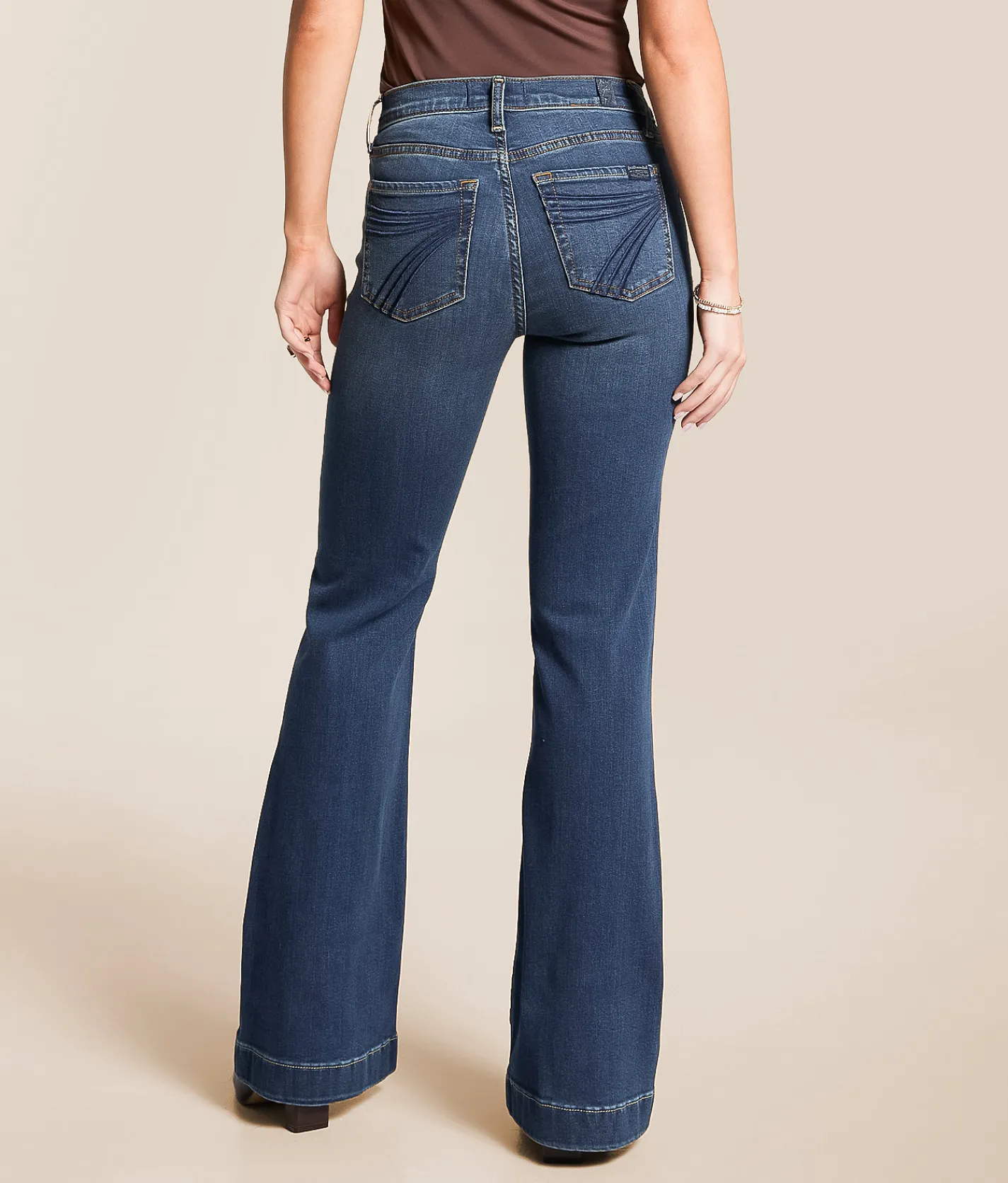 7 For All Mankind Dojo Trouser Stretch Jean Medium Melrose Discount