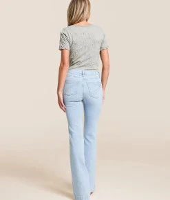 7 For All Mankind Dojo Trouser Stretch Jean Olina Hot