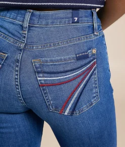 7 For All Mankind Dojo Trouser Stretch Jean Royalty Best