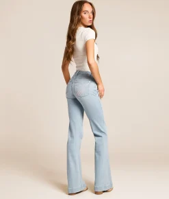 Jeans|Bottoms | 7 For All Mankind Dojo Trouser Stretch Jean Indigo Bloom