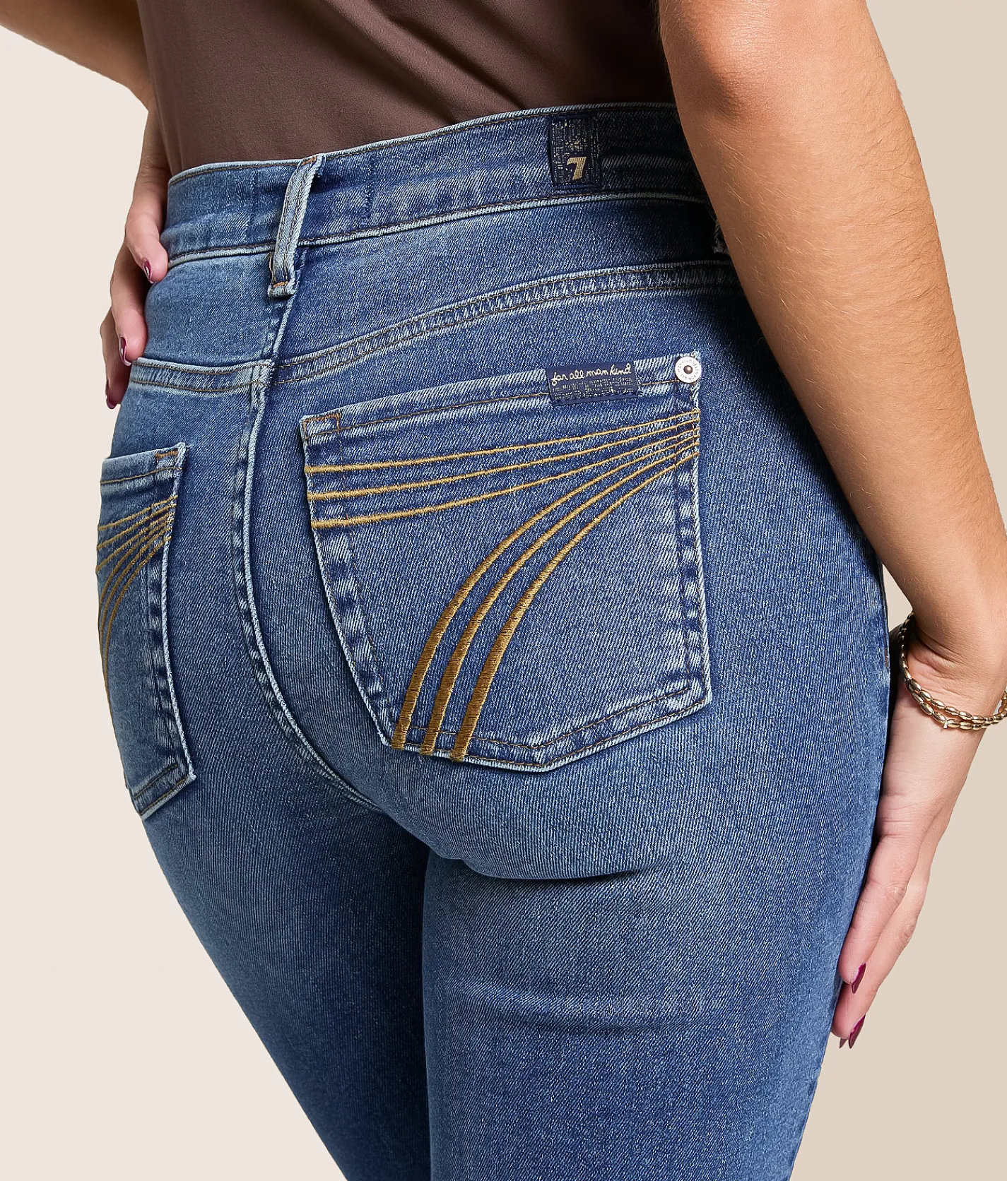7 For All Mankind Dojo Trouser Stretch Jean Clara Outlet