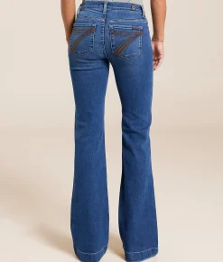7 For All Mankind Dojo Trouser Stretch Jean Clara Best