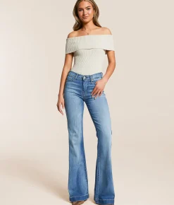 Bottoms|Jeans | 7 For All Mankind Dojo Trouser Stretch Jean Distress Authentic Light