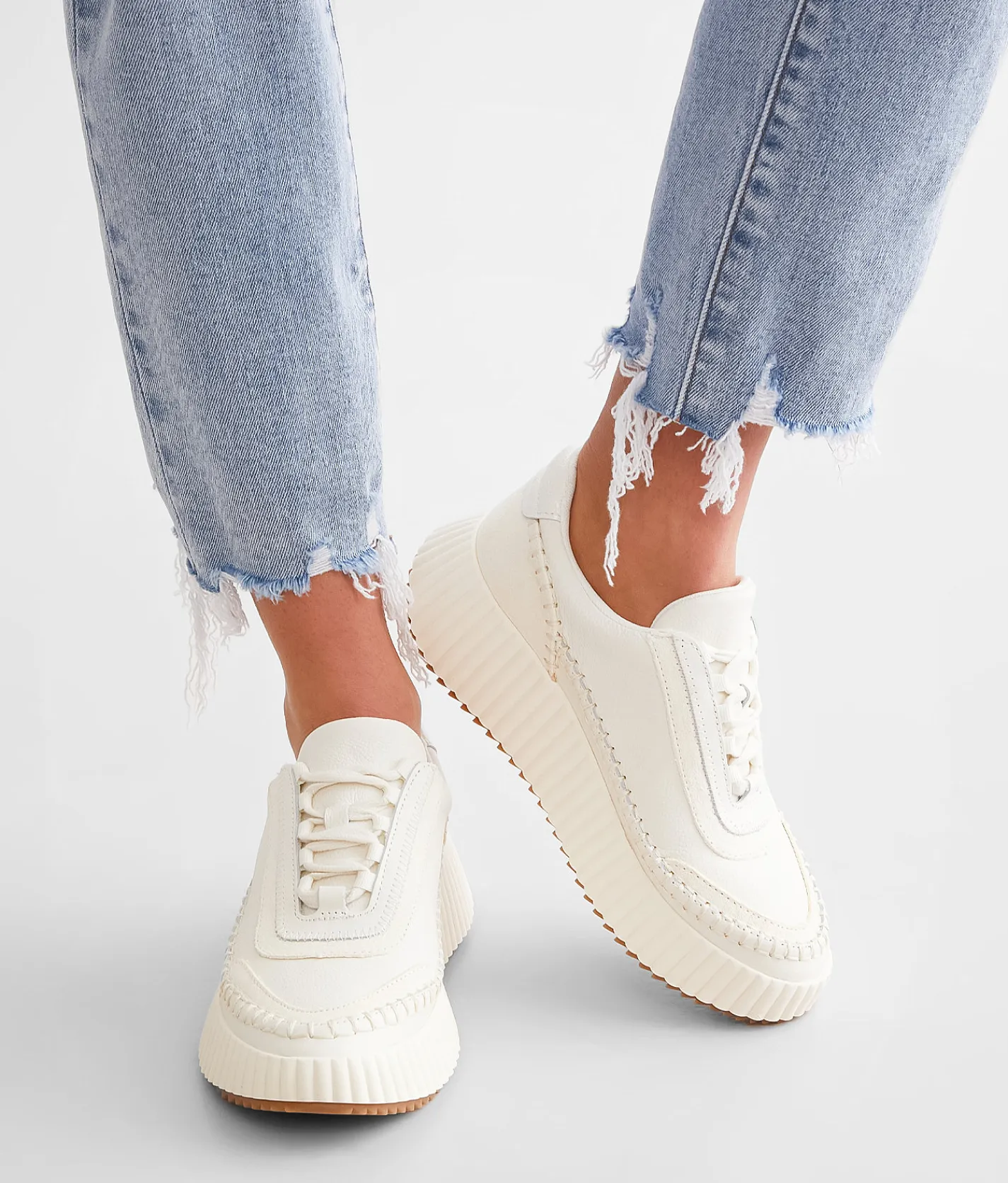 Shoes | Dolce Vita Dolen Platform Leather Sneaker White Leather