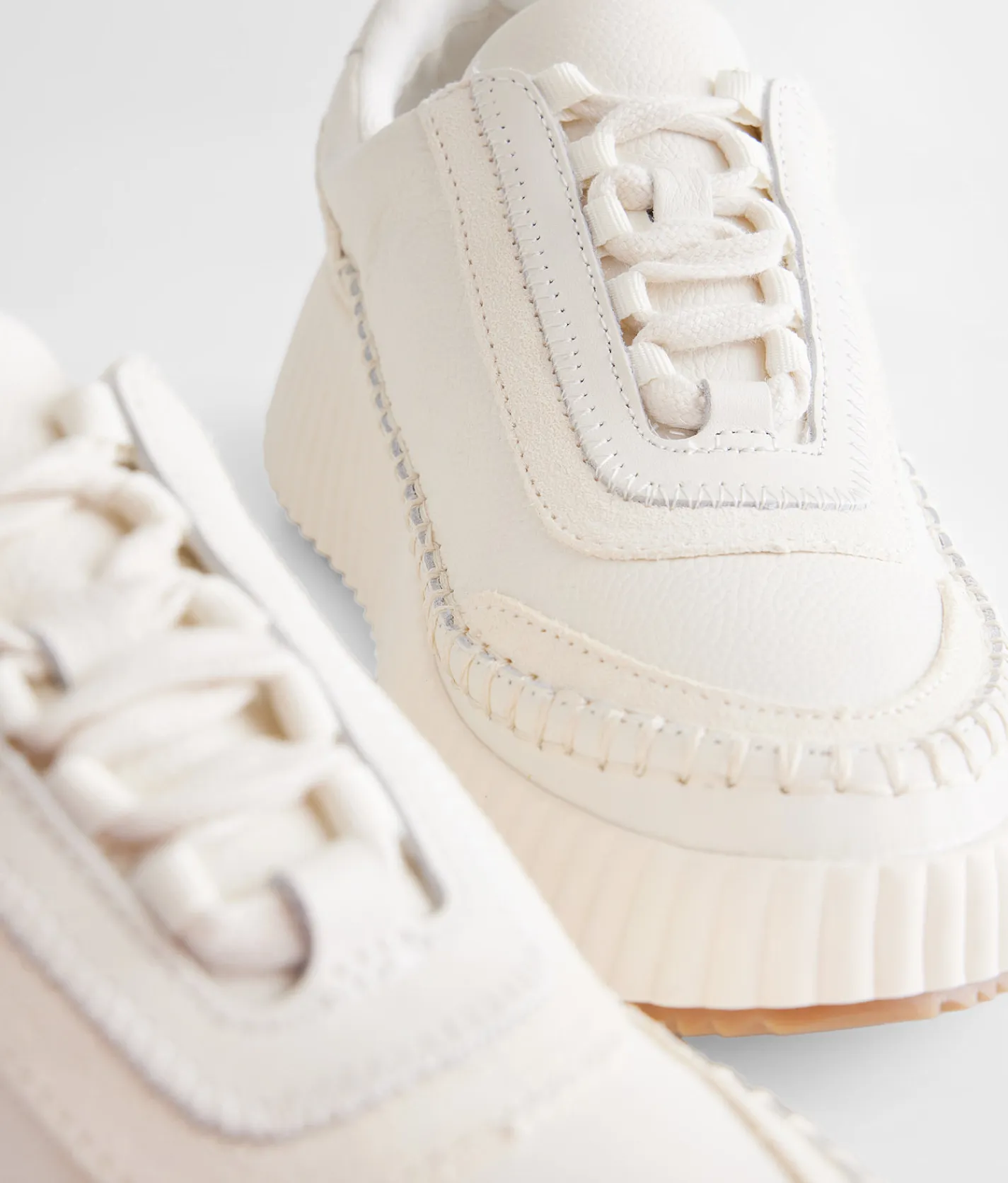 Shoes | Dolce Vita Dolen Platform Leather Sneaker White Leather