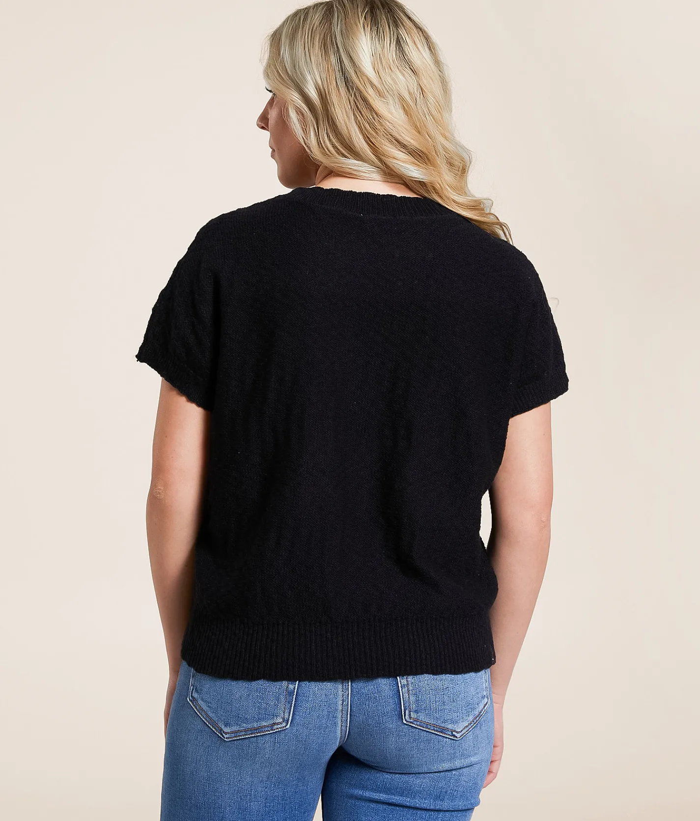 Tops | Double Zero Dolman Sweater Black