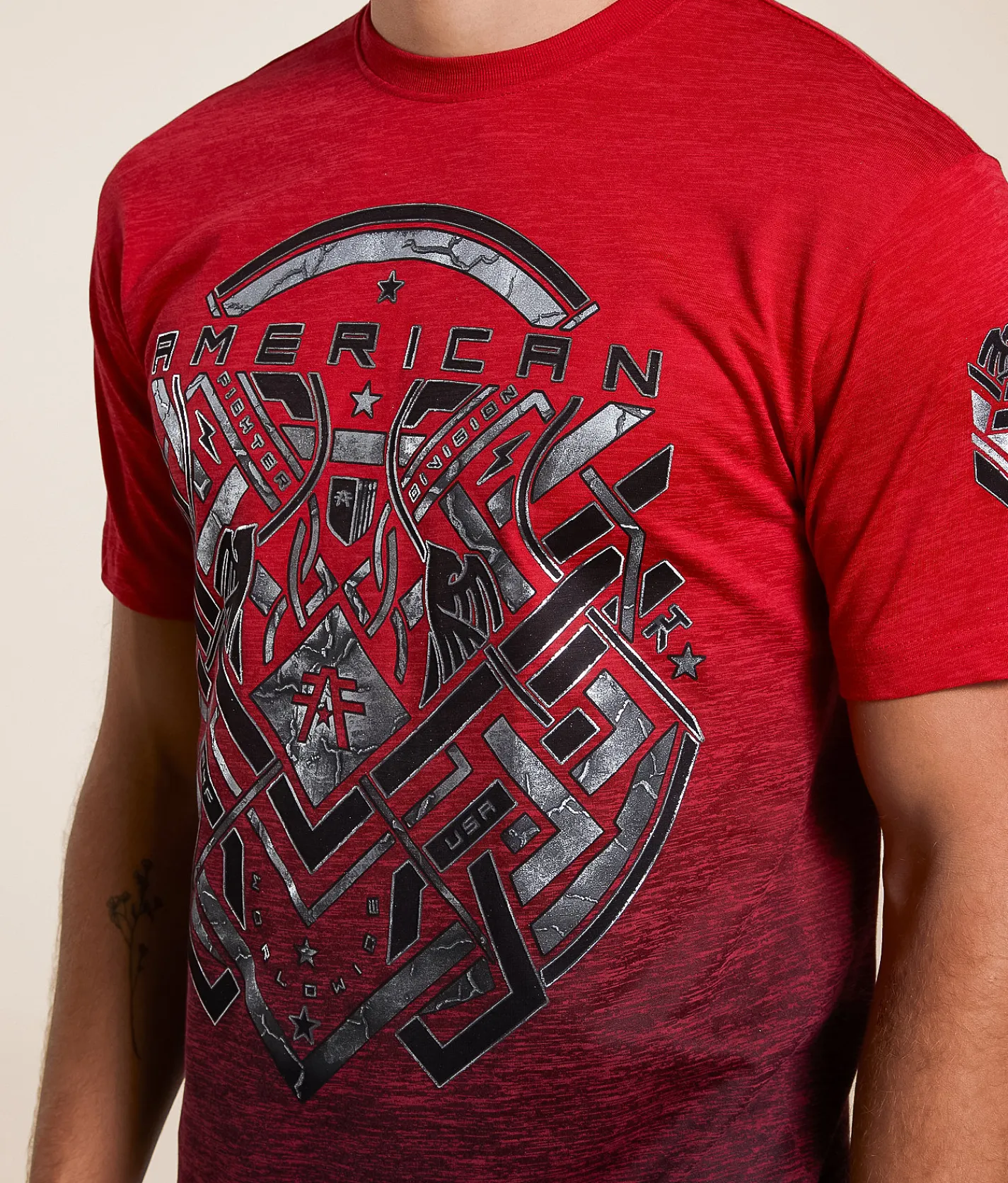 American Fighter Dolton T-Shirt Cherry DK Cherry Tetris Sale