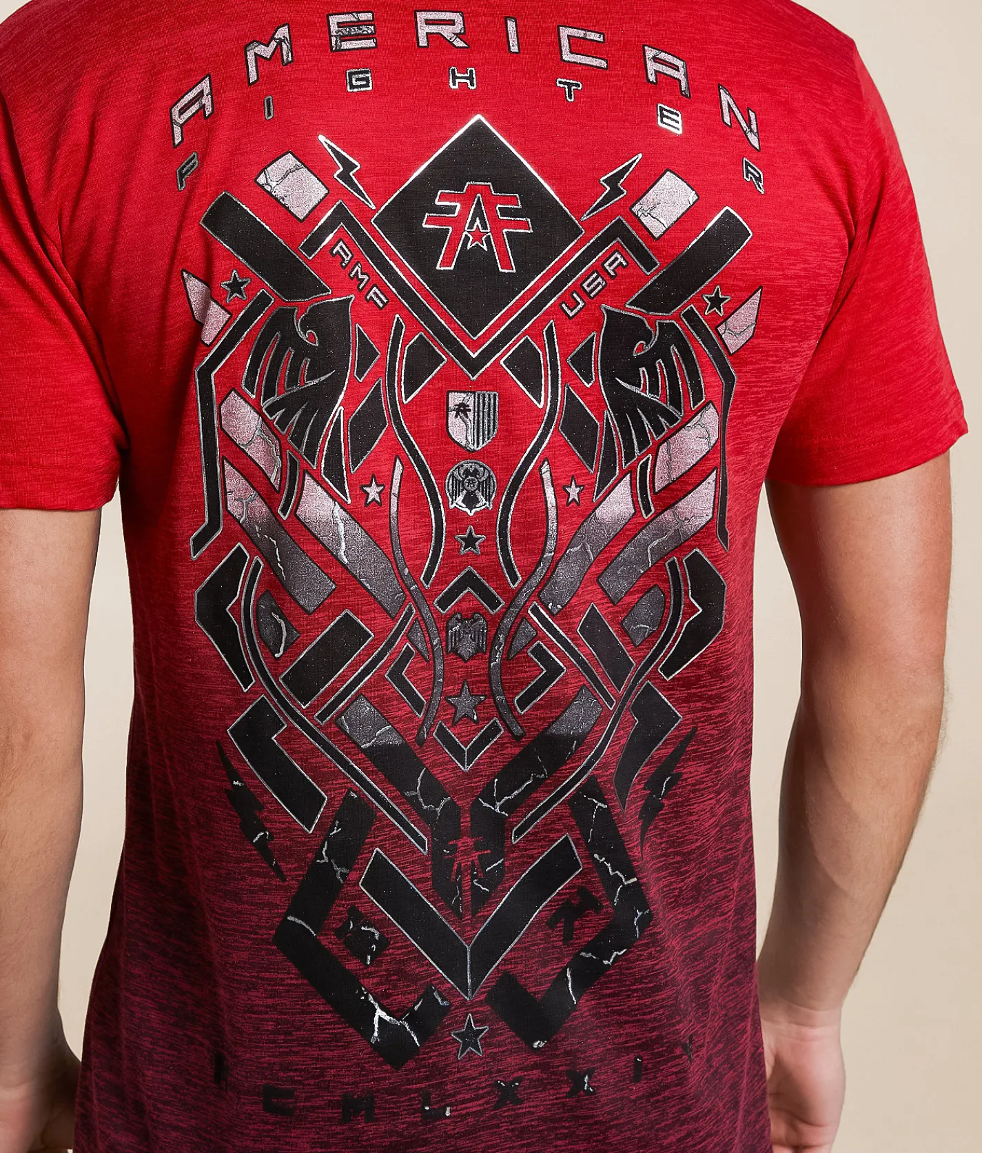American Fighter Dolton T-Shirt Cherry DK Cherry Tetris Sale
