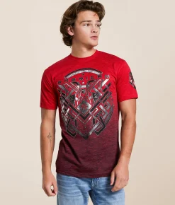 Tops | American Fighter Dolton T-Shirt Cherry DK Cherry Tetris