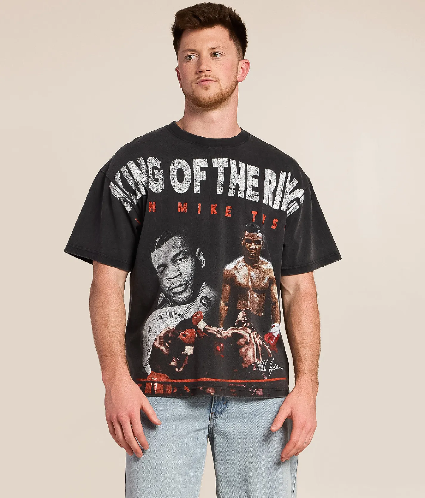 ID Supply Co. Domination Mike Tyson T-Shirt Washed Black Clearance