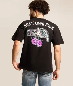 Sullen Don't Look Back T-Shirt Jet Black Clearance