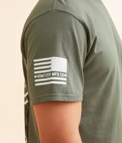 Howitzer Don't Tread T-Shirt Mulled Basil New