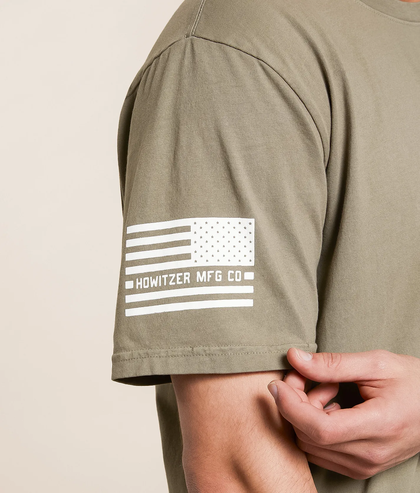 Tops|Graphic T-Shirts | Howitzer Don't Tread T-Shirt Moonmist