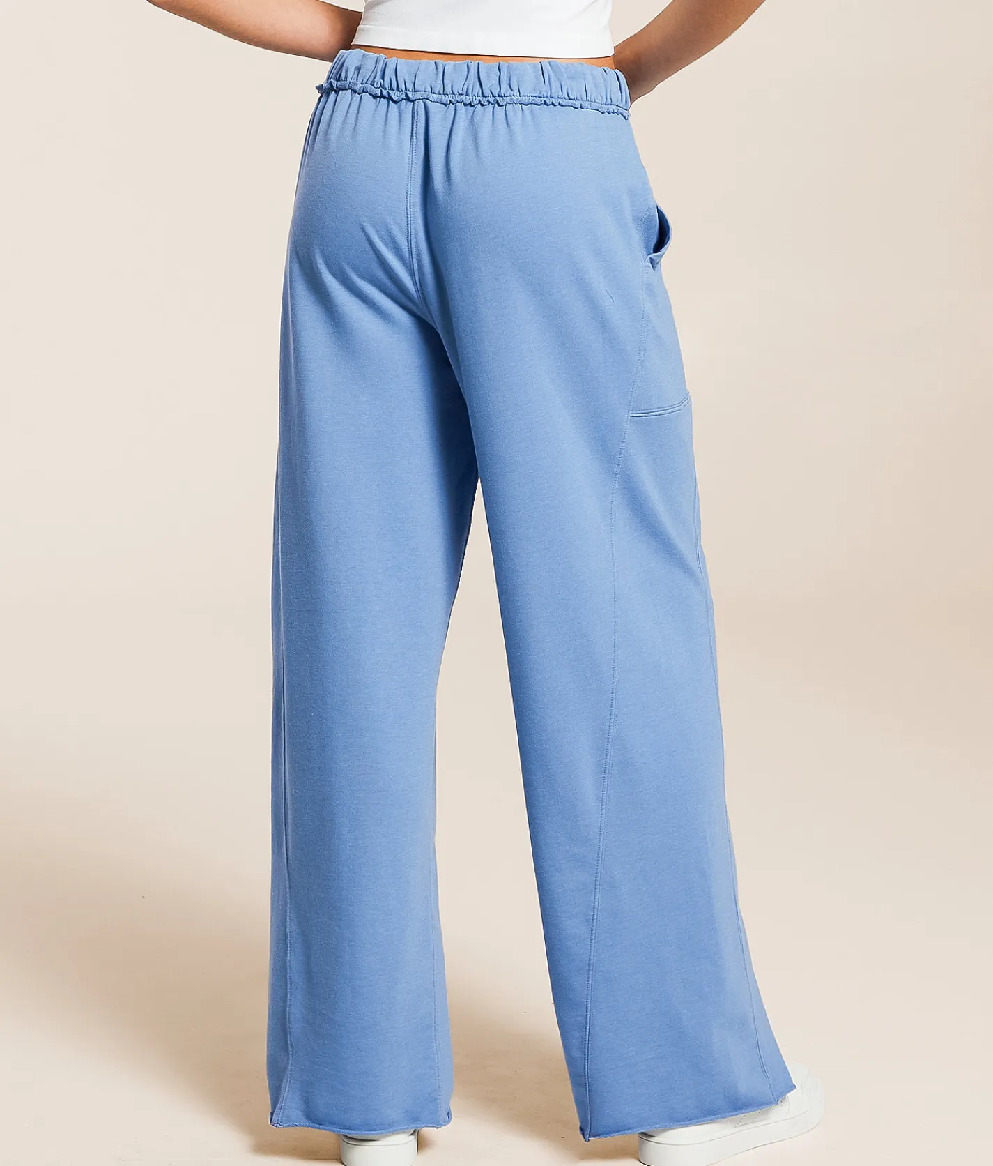 Free People Don't Wait Up Pant Harbor Combo