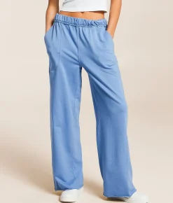 Free People Don't Wait Up Pant Harbor Combo