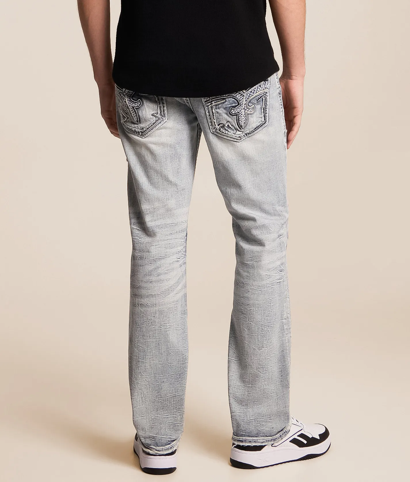 Bottoms | Rock Revival Donn Straight Stretch Jean Donn J205