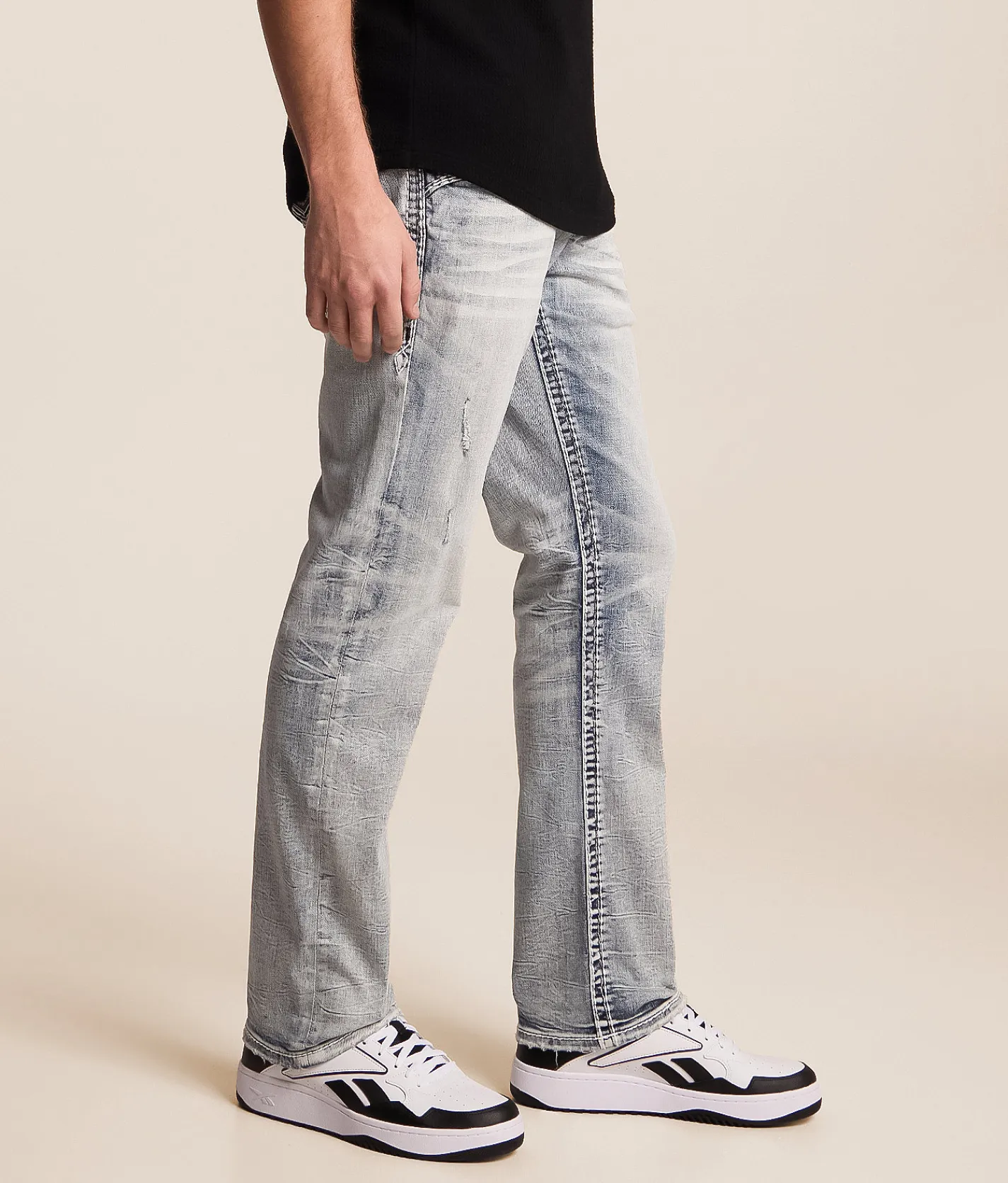Bottoms | Rock Revival Donn Straight Stretch Jean Donn J205
