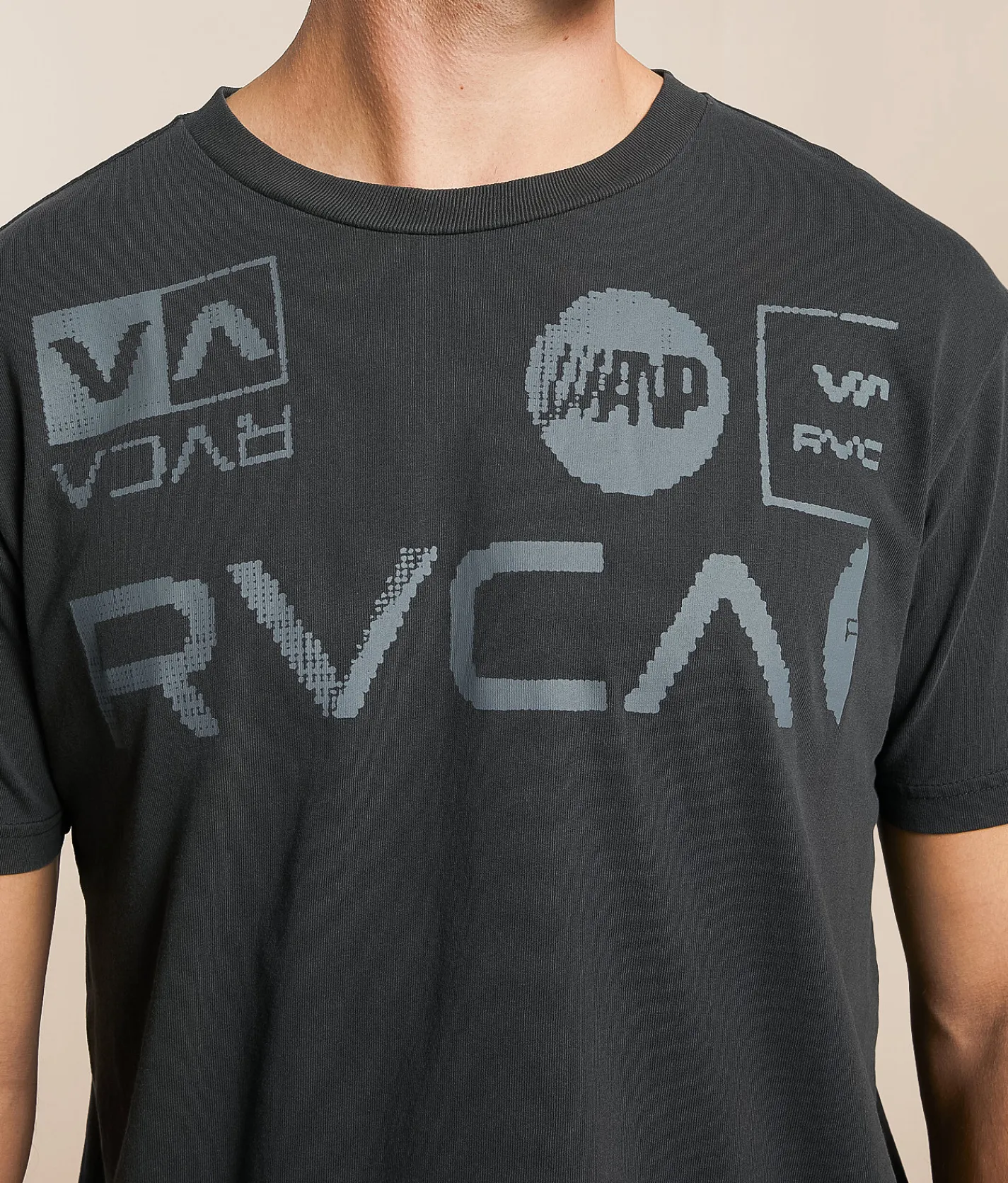 Graphic T-Shirts | RVCA Dot Matrix T-Shirt Black