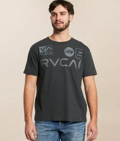 Graphic T-Shirts | RVCA Dot Matrix T-Shirt Black