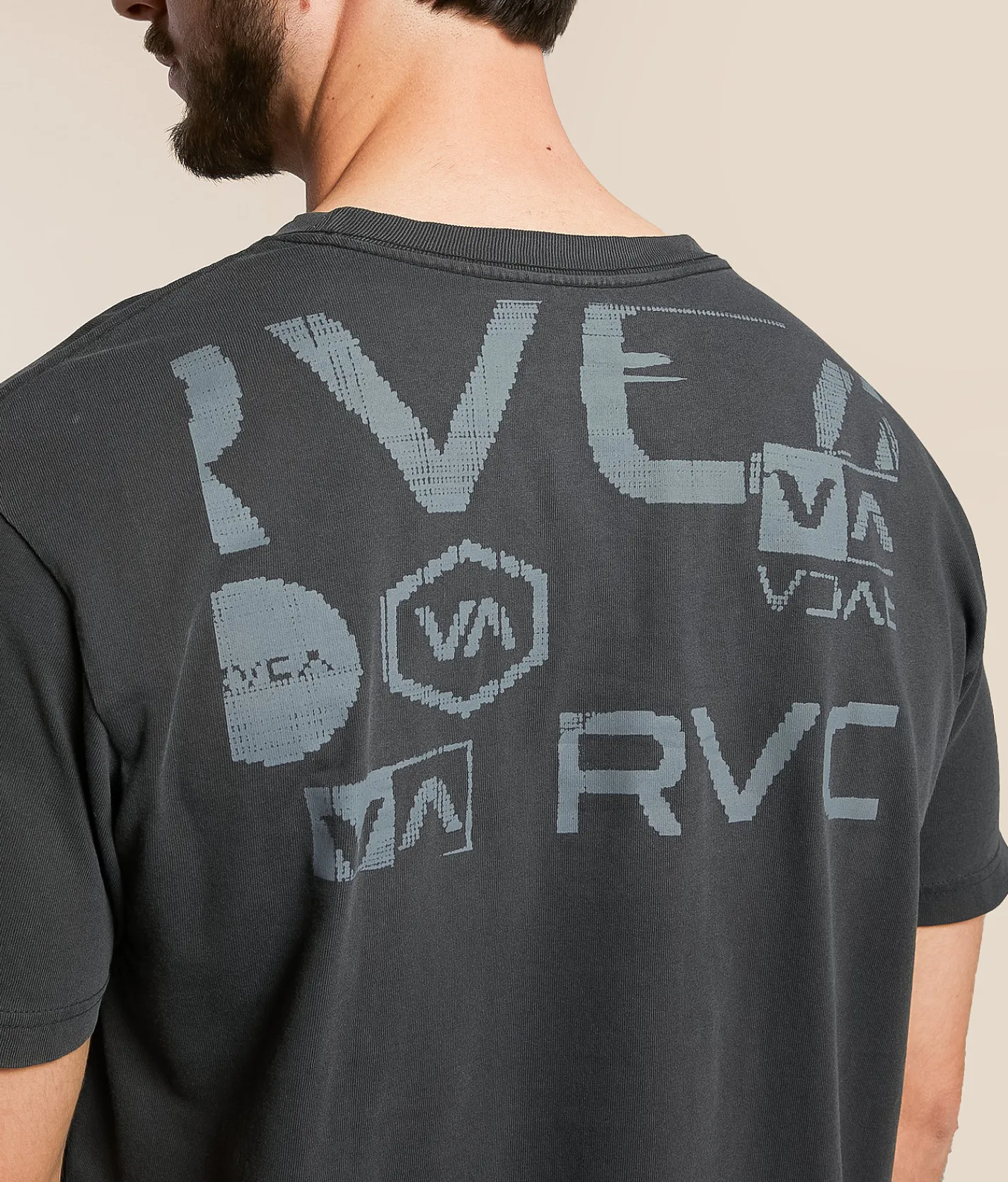 Graphic T-Shirts | RVCA Dot Matrix T-Shirt Black